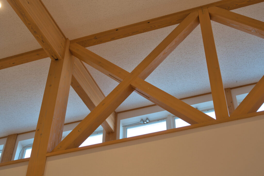 現地調査・小屋組みの確認